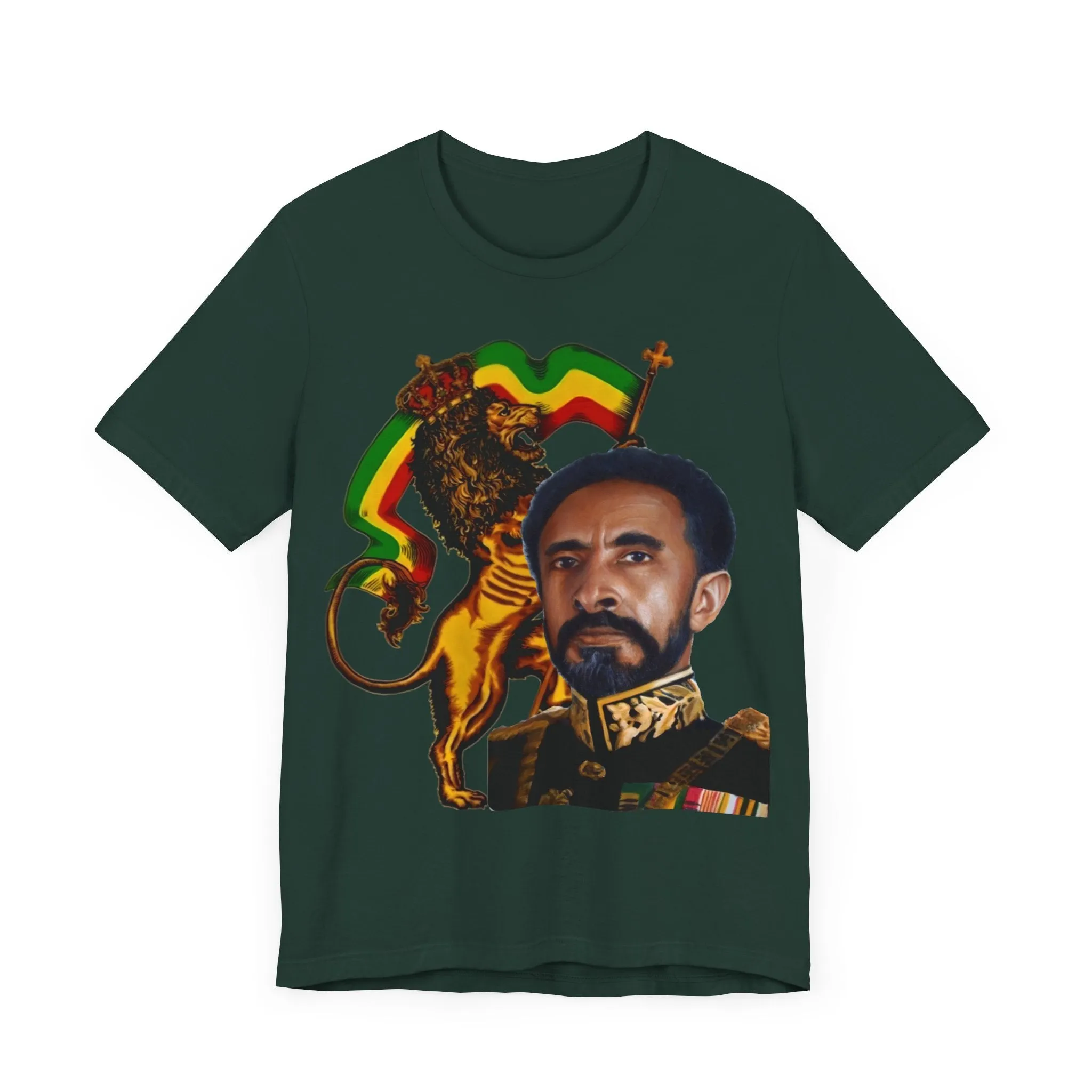 Rasta/His Imperial Majesty: Unisex Jersey Short Sleeve Tee
