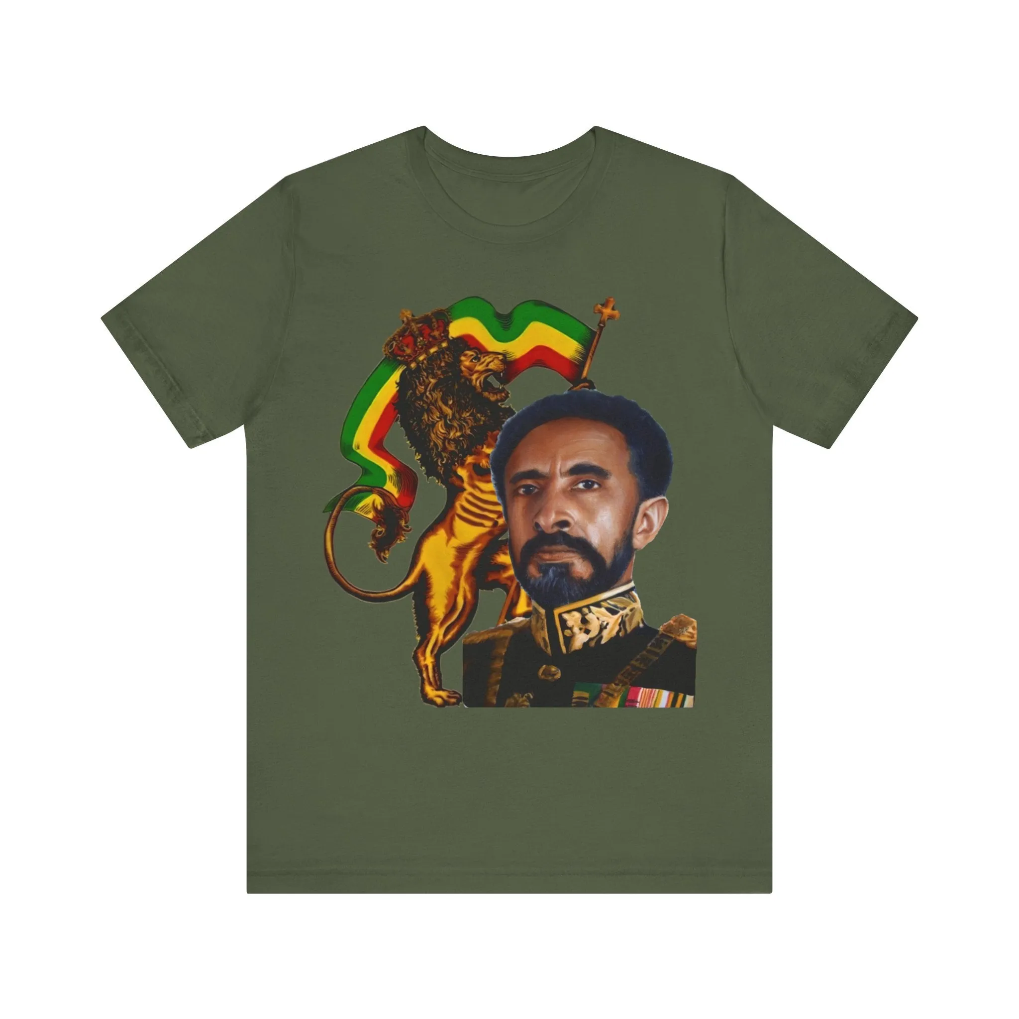 Rasta/His Imperial Majesty: Unisex Jersey Short Sleeve Tee
