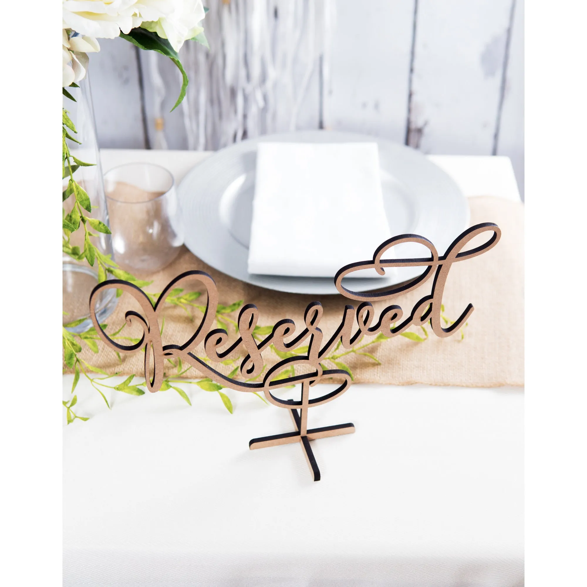 Reserved Table Sign