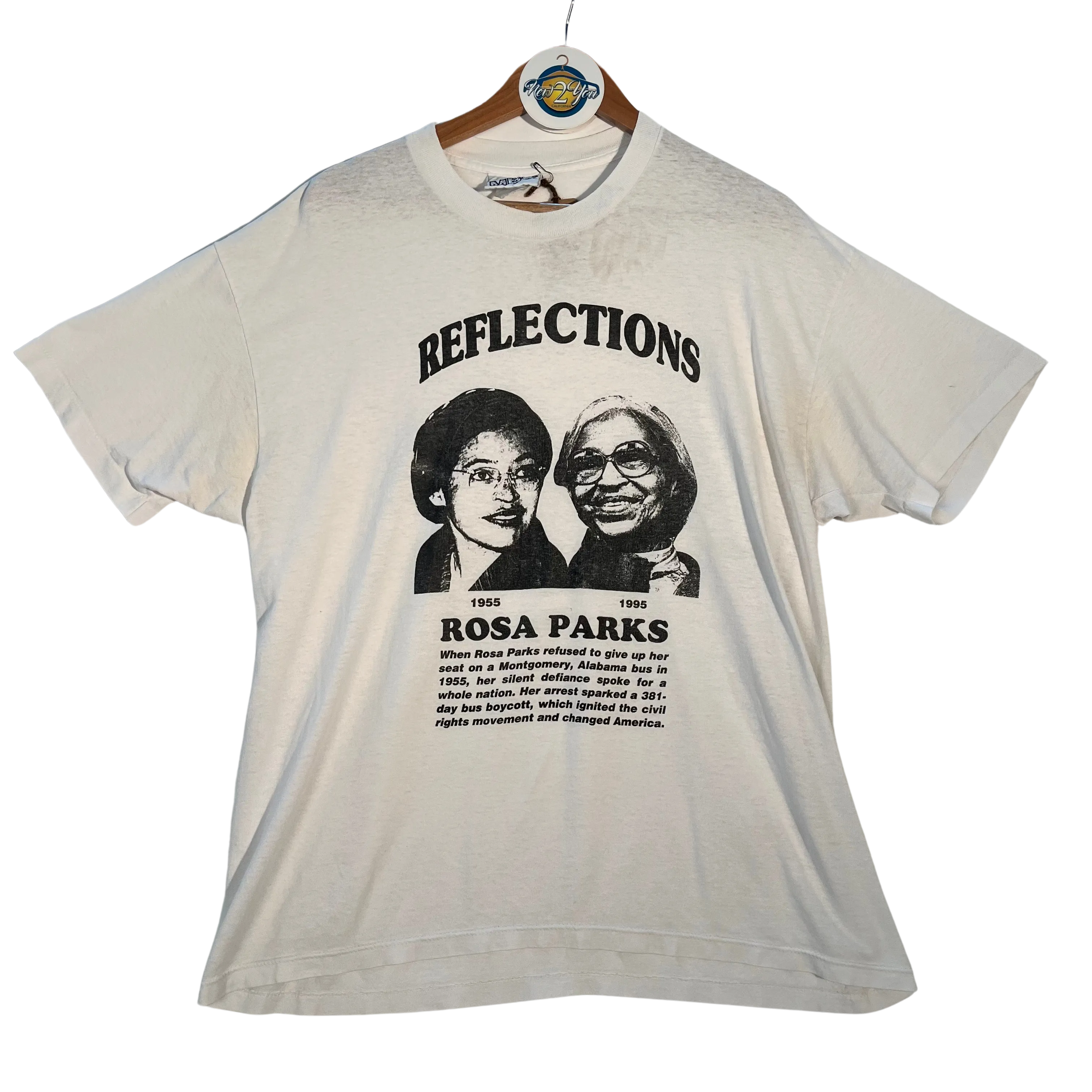 Rosa Parks 'Reflections' Graphic Tee - White - MBC