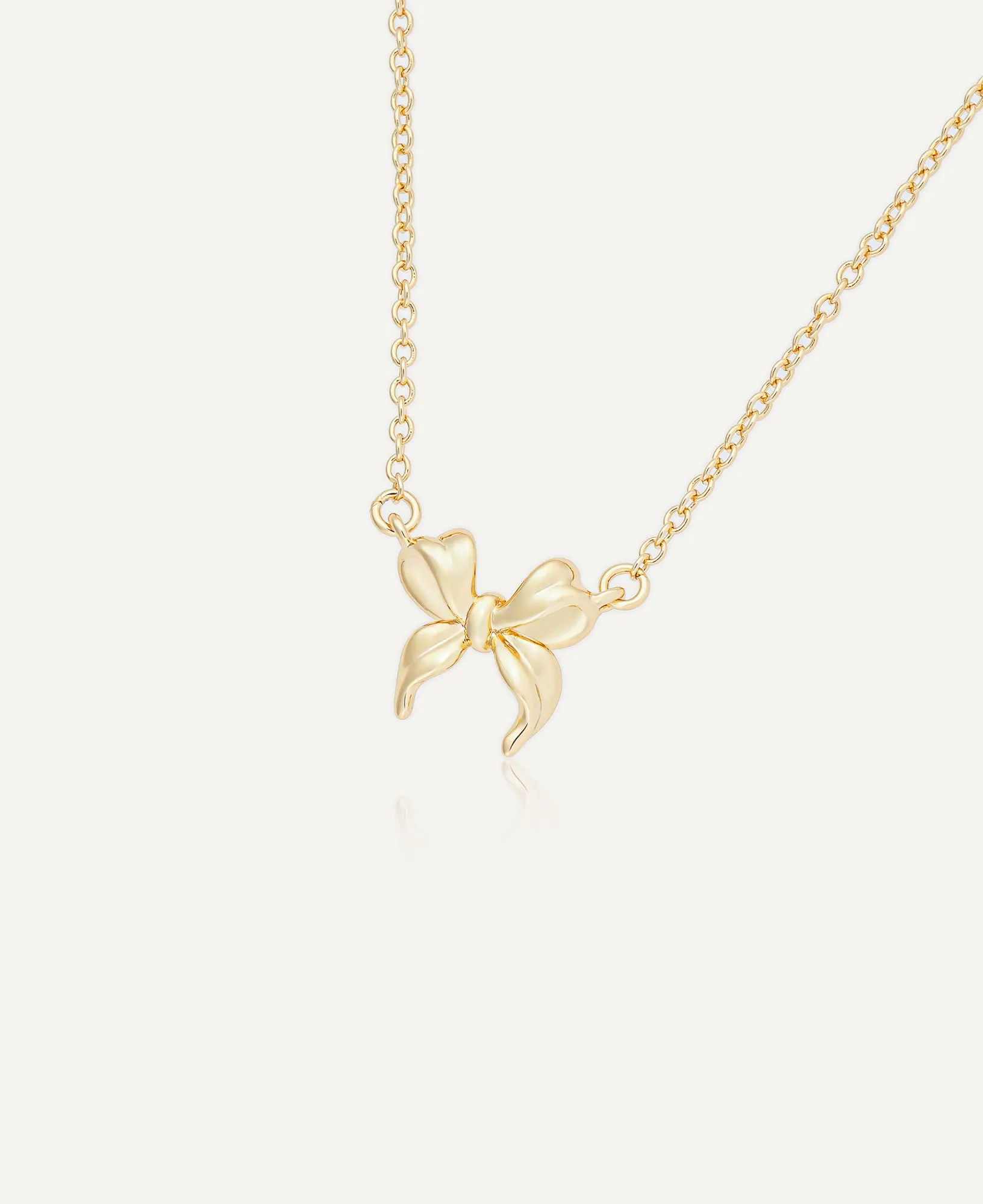 Rosalind Gold Ribbon Necklace