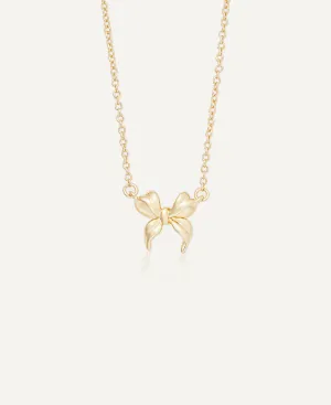 Rosalind Gold Ribbon Necklace