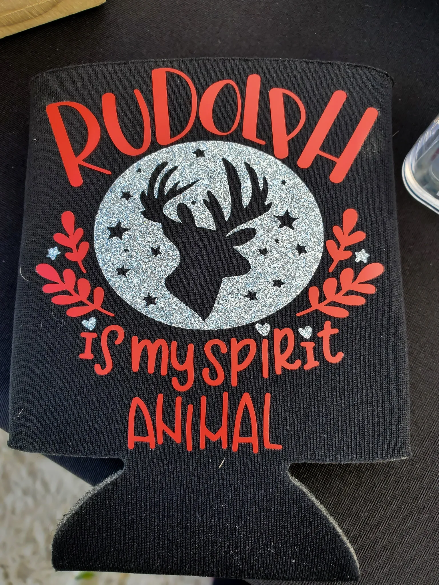 Rudolph Christmas Koozie