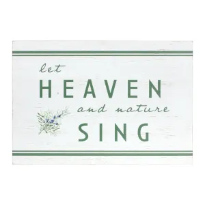 Rustic Wood Christmas Sentiment Sign 20"L