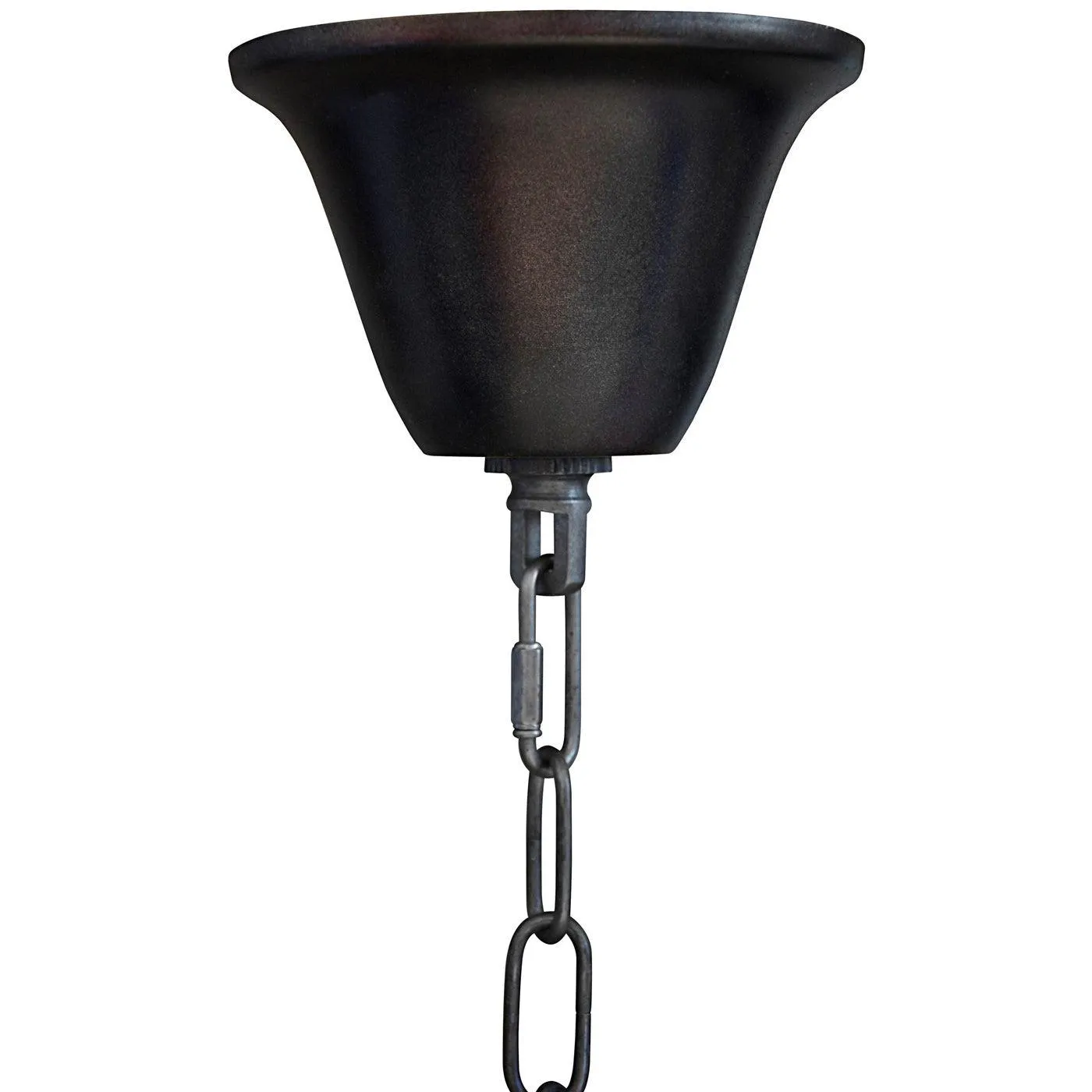 Sassari Pendant, Black Steel