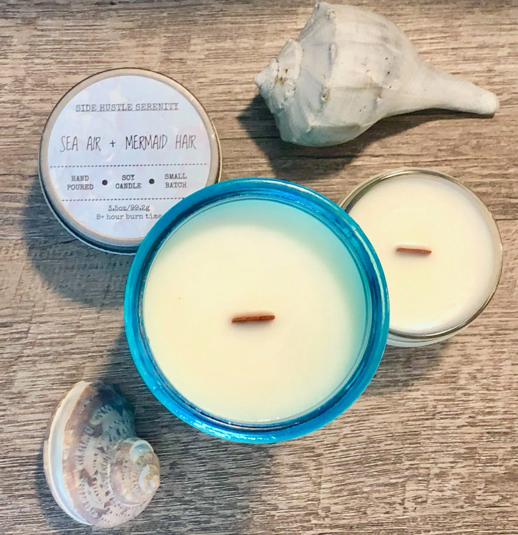 Sea Air   Mermaid Hair Scented Soy Candle | 3.5oz