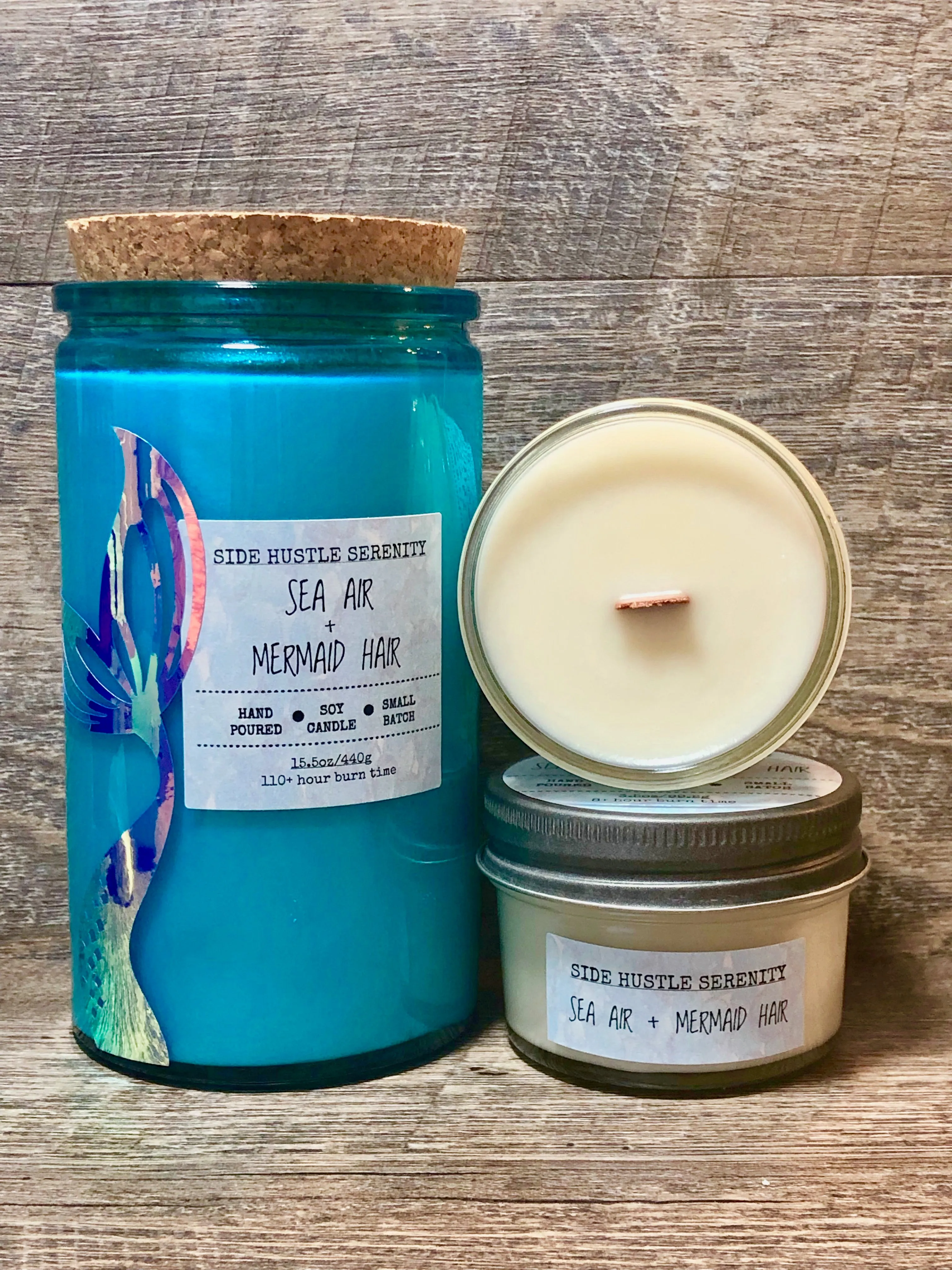 Sea Air   Mermaid Hair Scented Soy Candle | 3.5oz