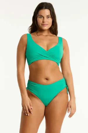 SEA LEVEL- WOMEN'S ESSENTIALS EDIT MID DRAWSTRING SWIM BOTTOM