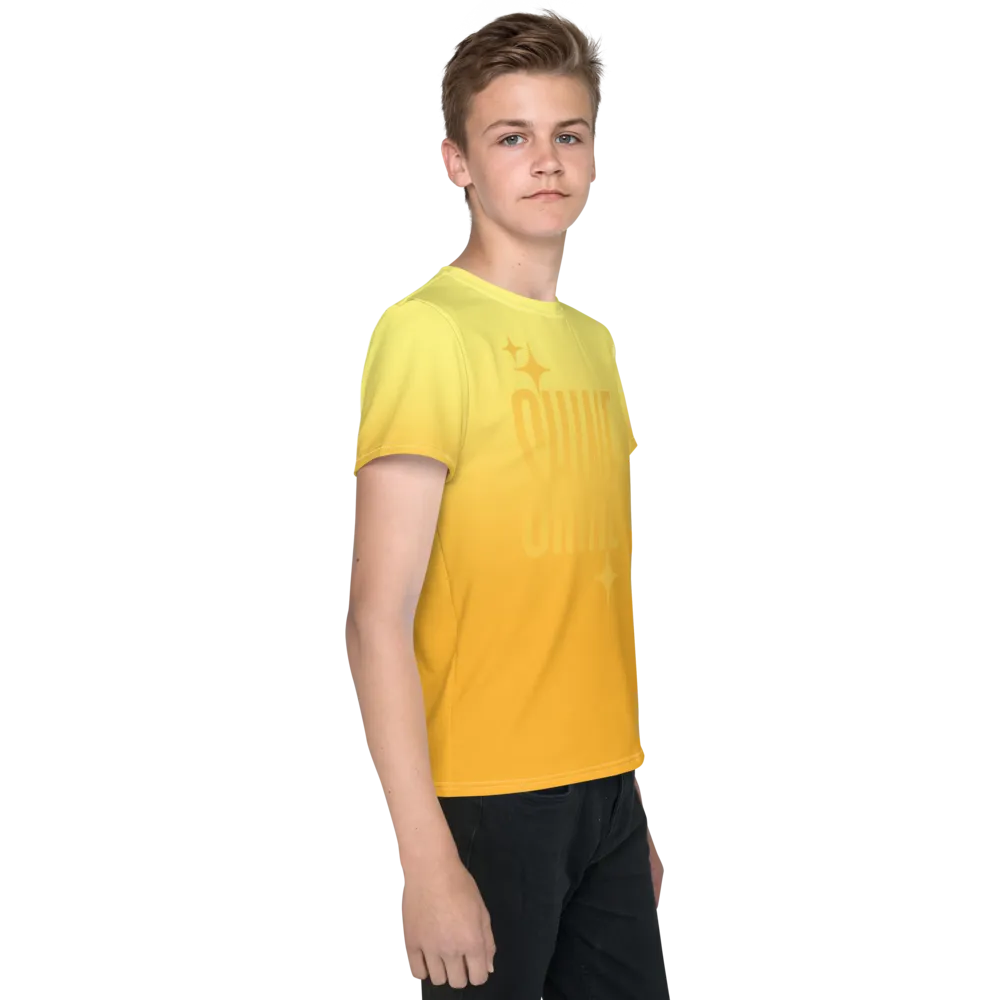Shine Ghost Text Unisex Youth Tee