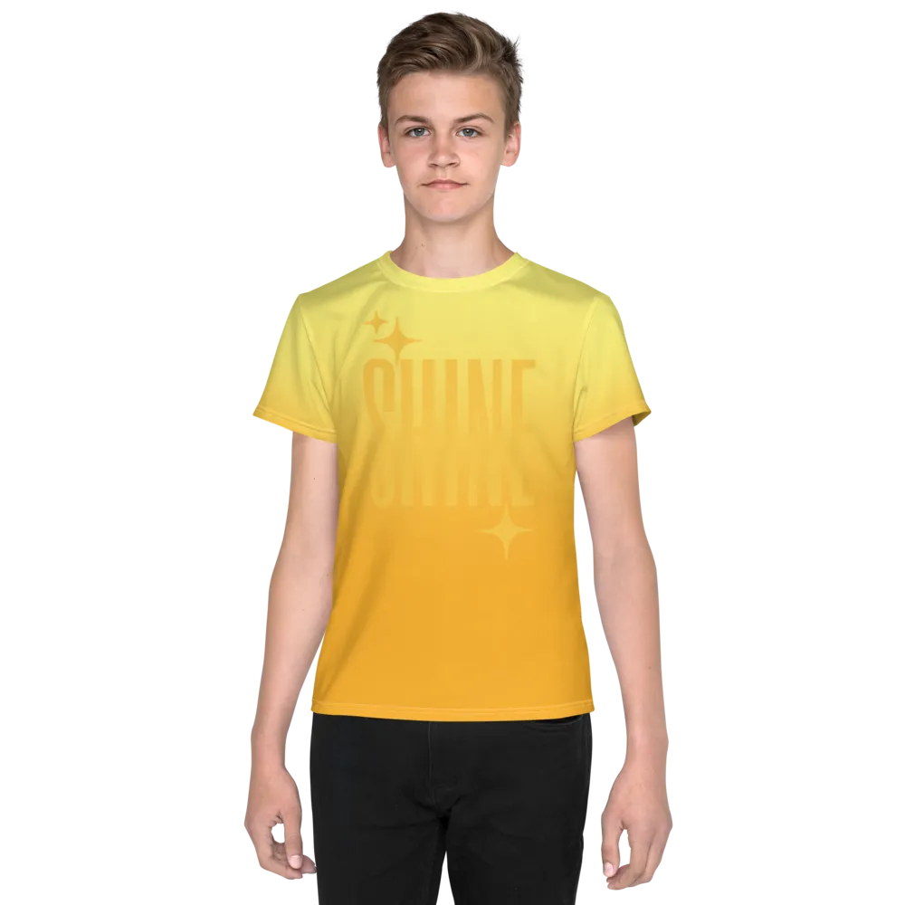 Shine Ghost Text Unisex Youth Tee