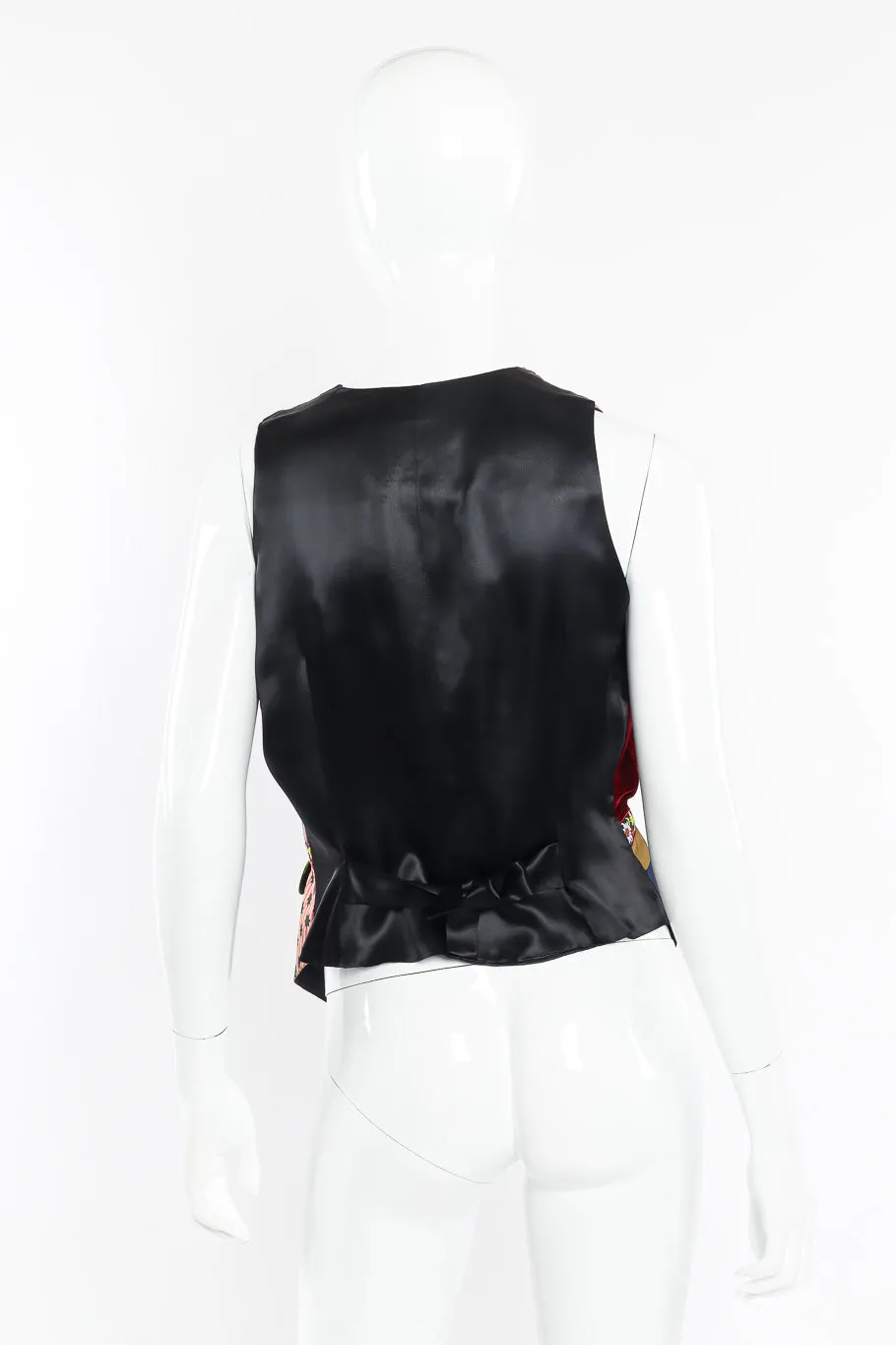 Silk and Wool Patchwork Vest