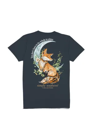 Simply Southern Youth Whole To Shine T-Shirt for Girls in Heather Navy | YTH-SS-SHINE-HTHRNVY