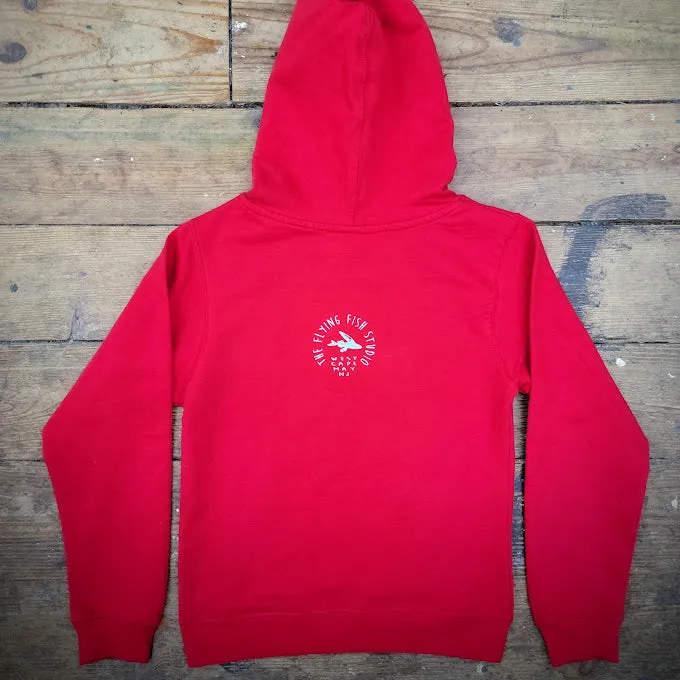 Sloths on Tandem Kids Pullover Hoodie