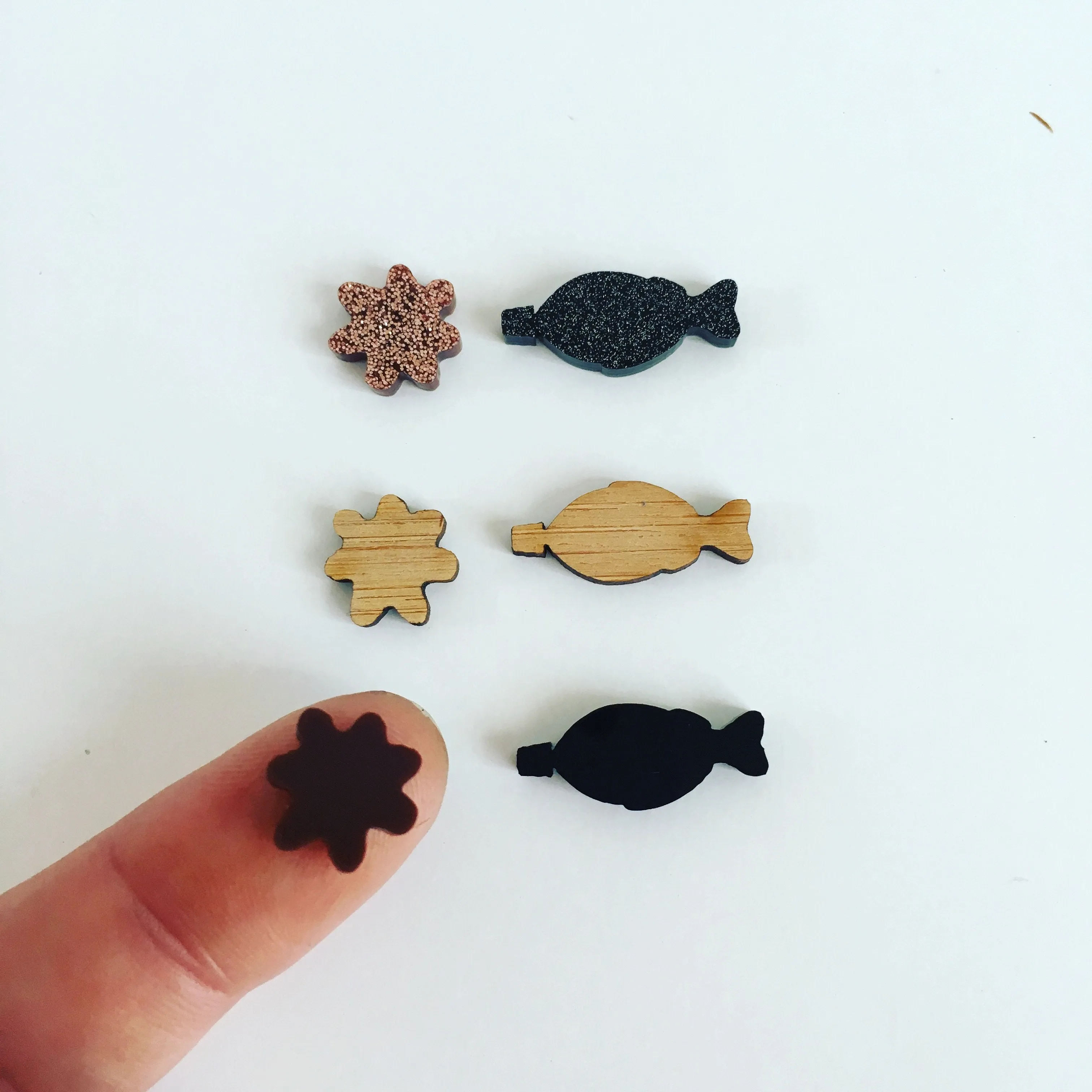 Soy Sauce Combo - Mini Cabochons - 10 Pairs