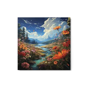 Spring's Amber Embrace Metal Prints