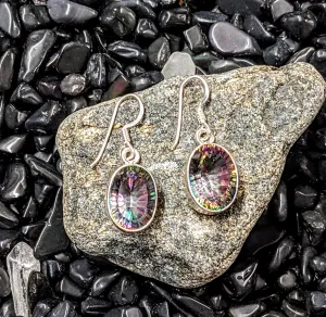Stunning Rainbow Topaz Earrings