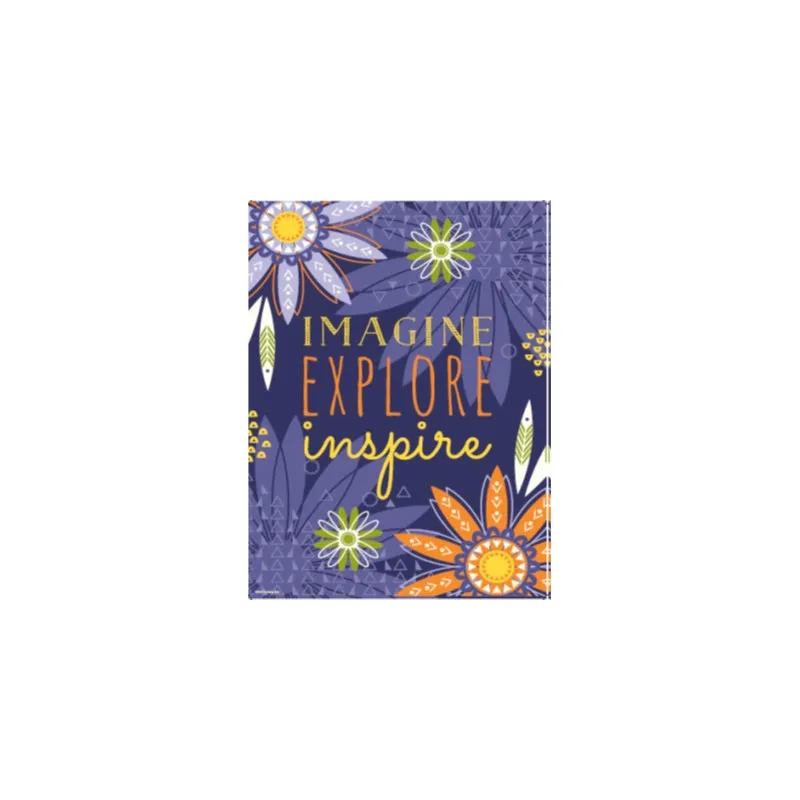 Sublimated Garden Flag, Imagine Explore Inspire,zhl14001