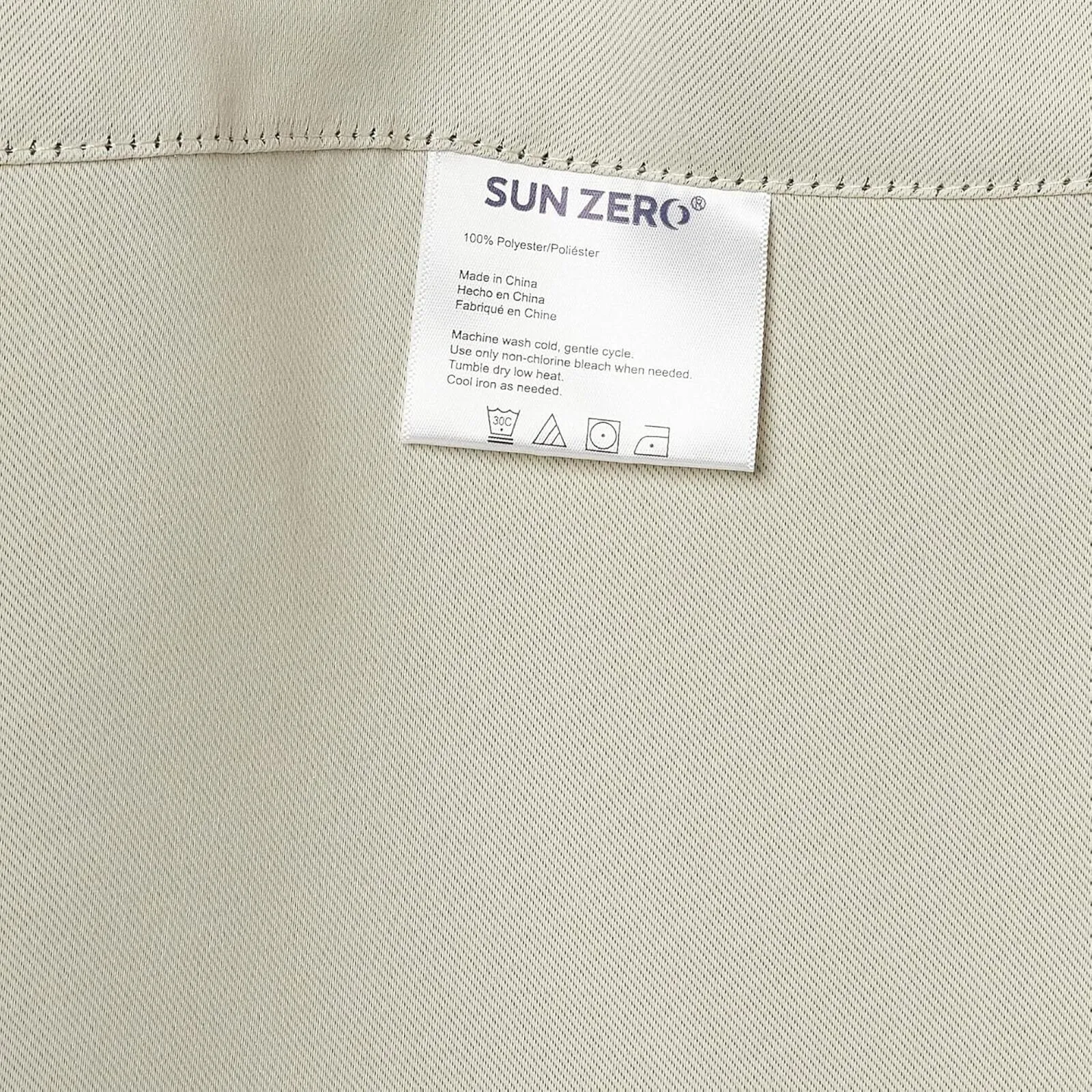 Sun Zero Easton Energy Blackout Grommet Curtain Panel Pearl Gray 40" x 84"