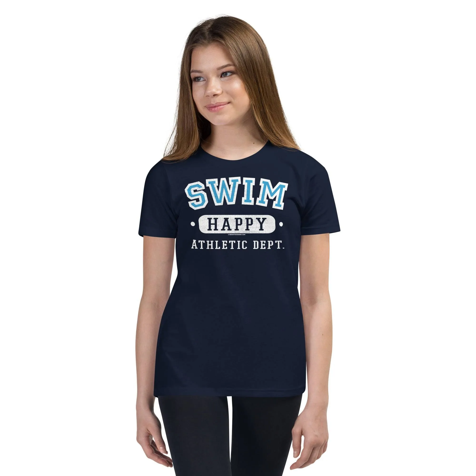 Swim Happy Youth Swimmer T Shirt