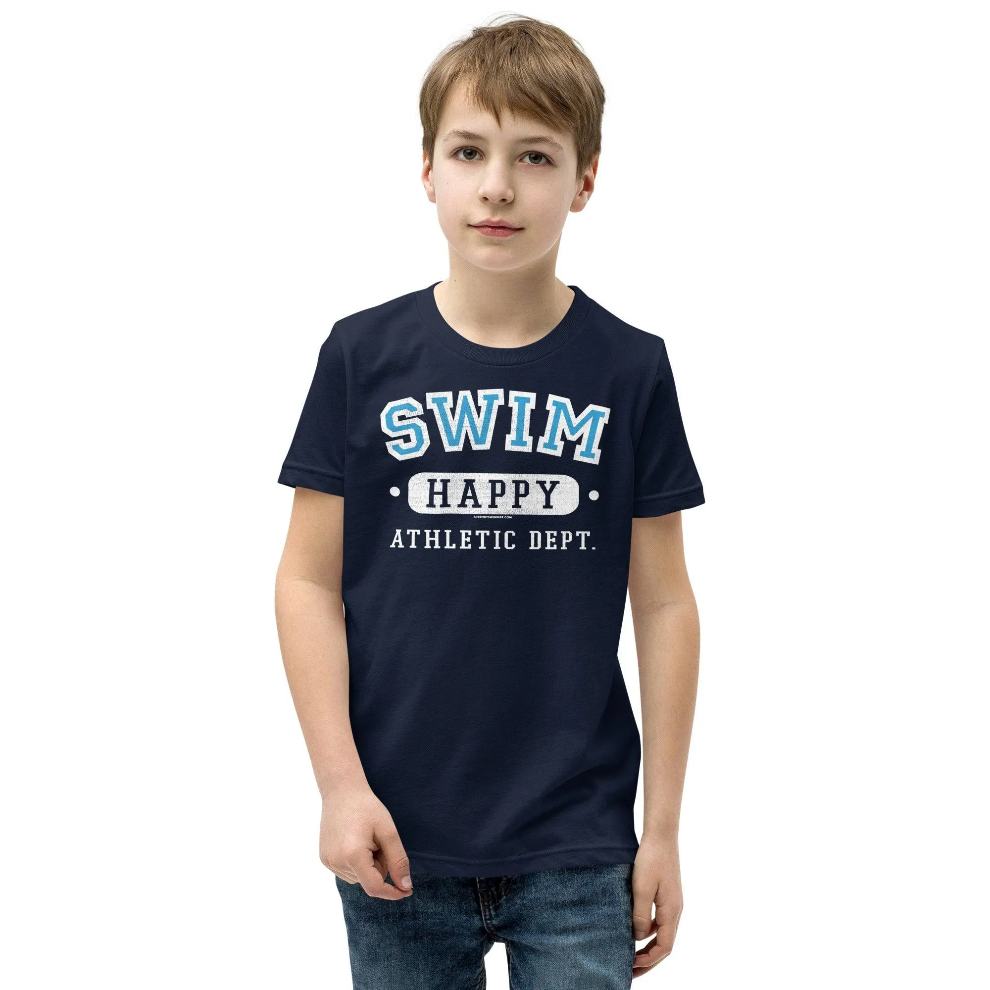 Swim Happy Youth Swimmer T Shirt