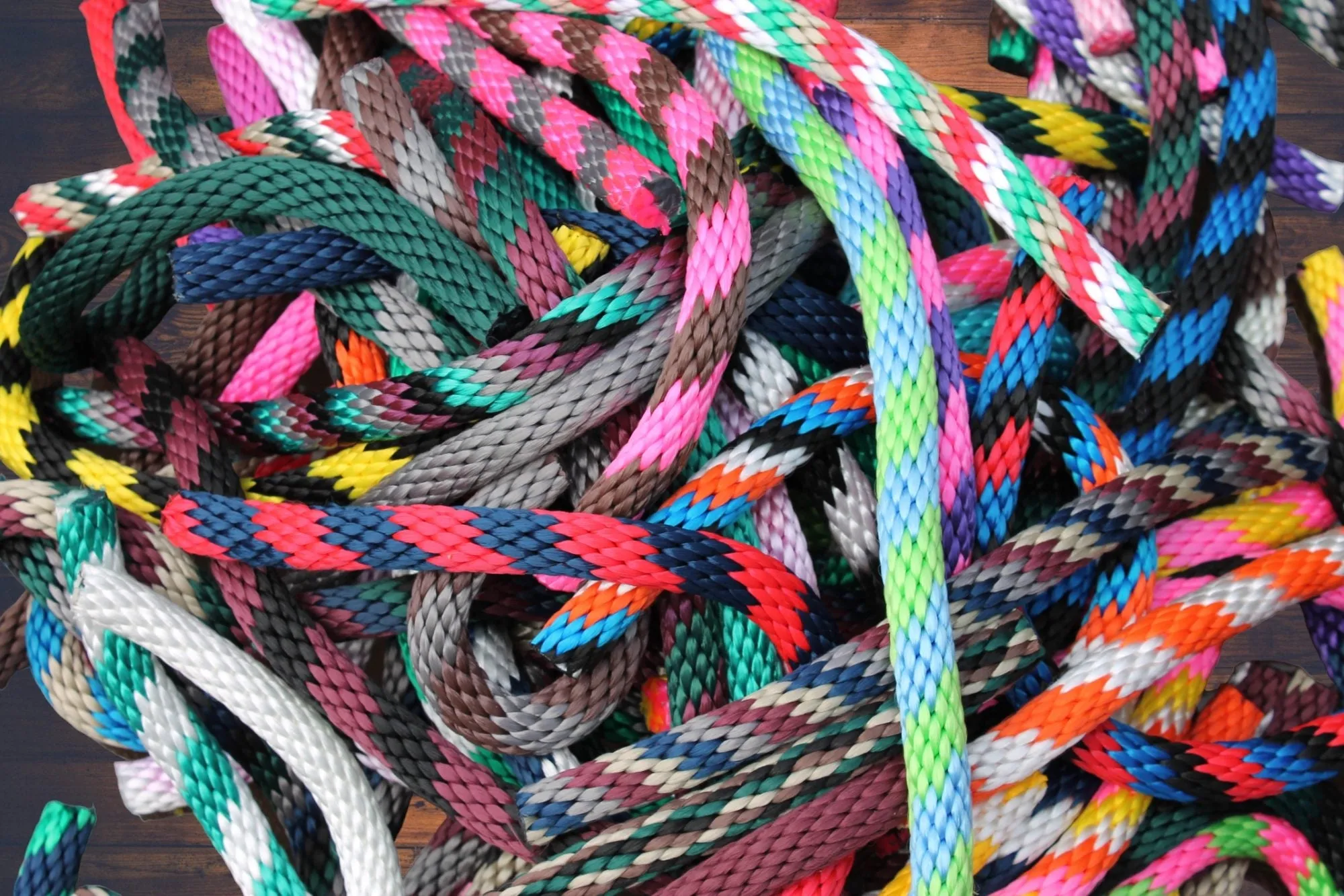 Tan Solid Braided Multifilament Polypropylene Rope