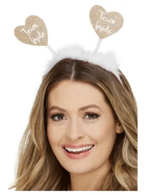 Team Bride Heart Boppers
