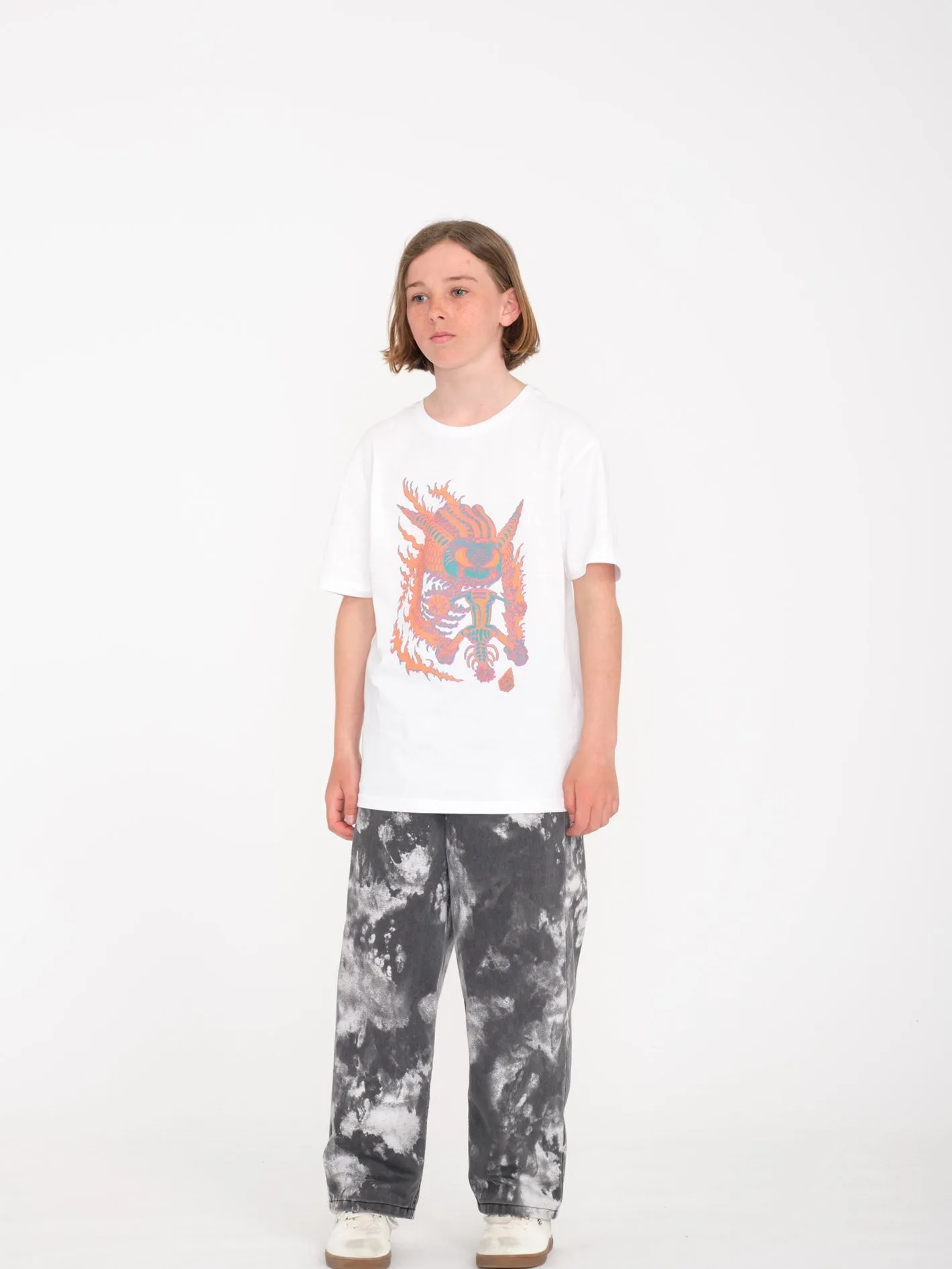Tetsunori 1 T-shirt - WHITE - (KIDS)
