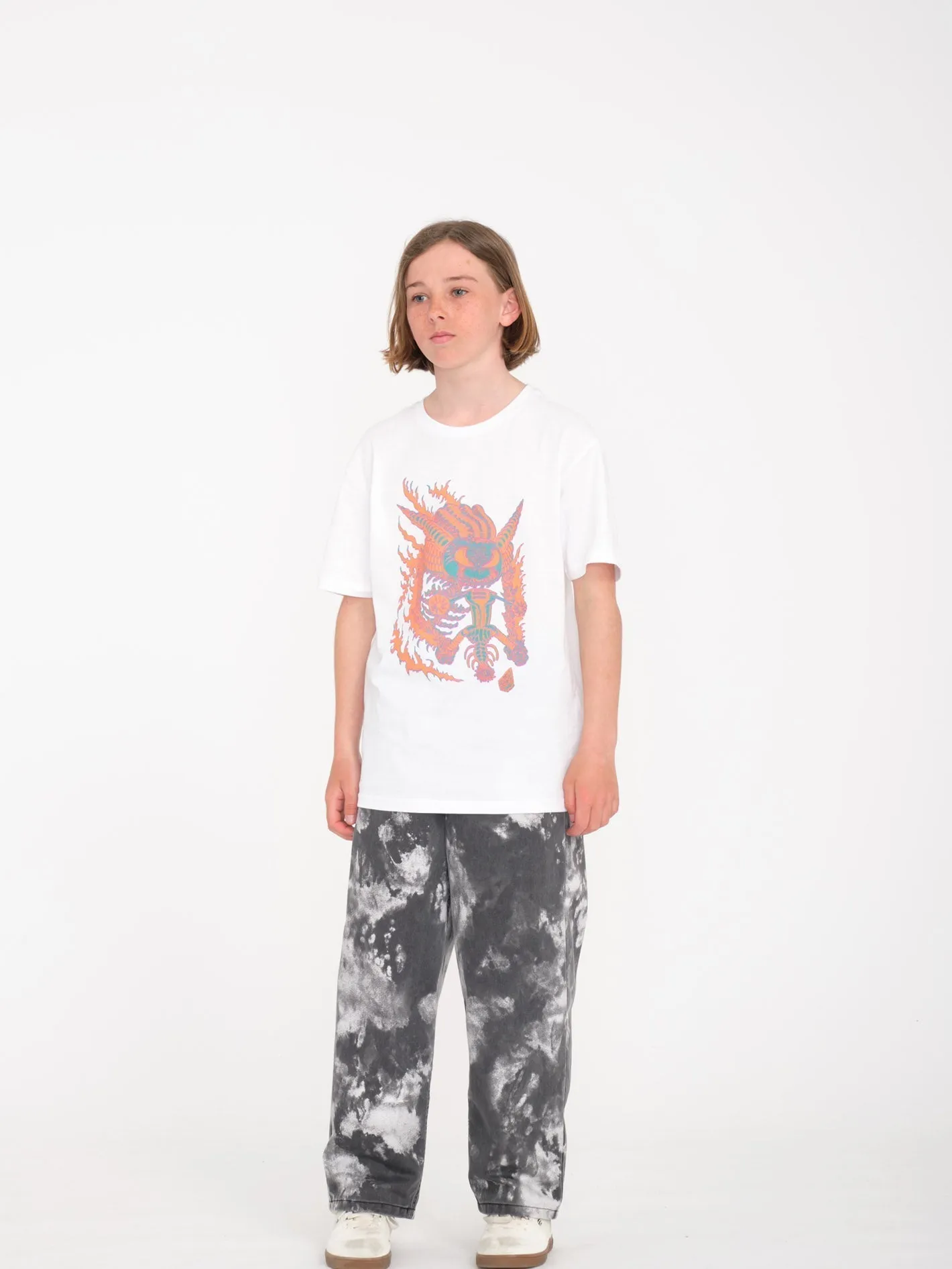 Tetsunori 1 T-shirt - WHITE - (KIDS)