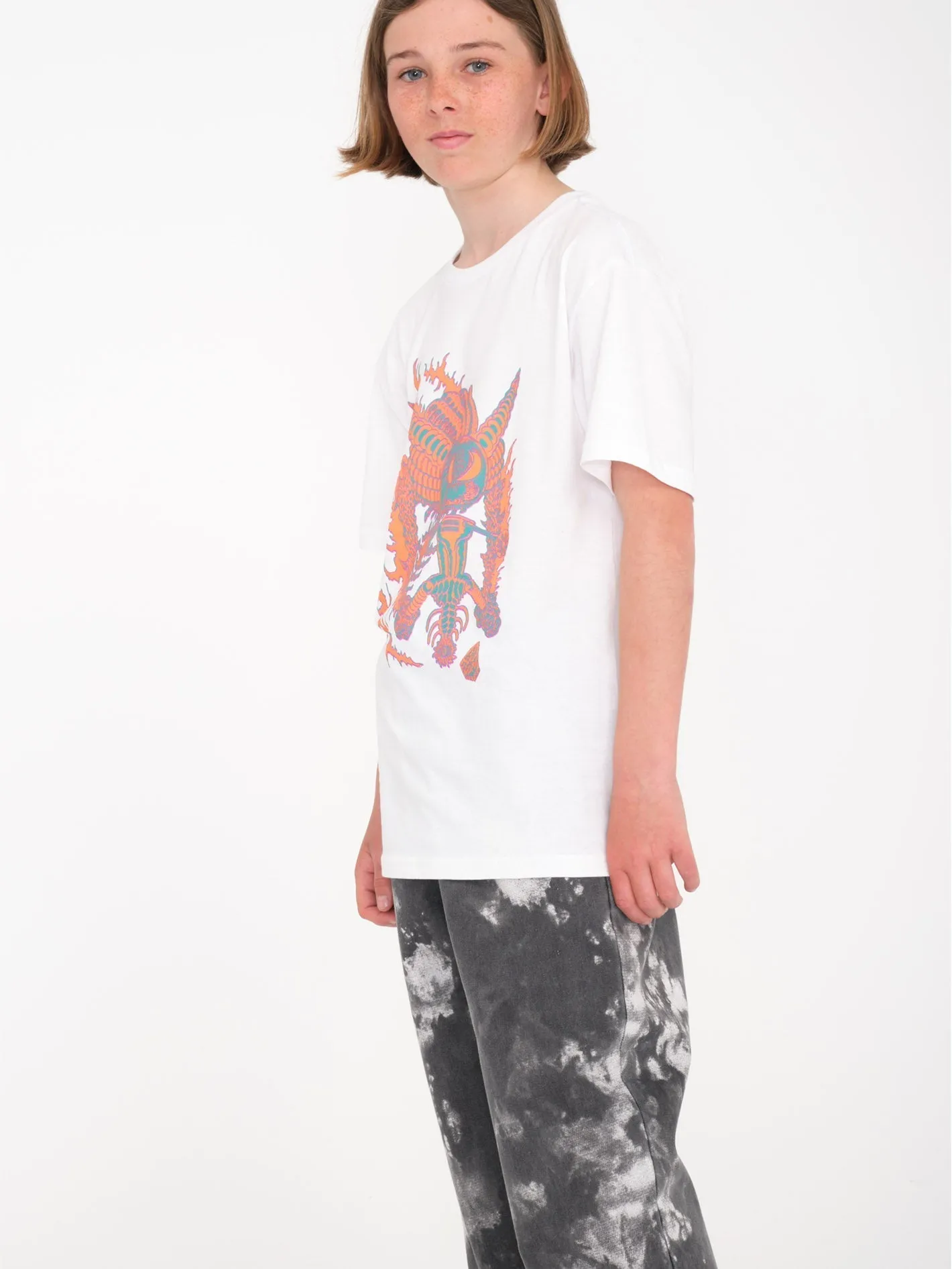 Tetsunori 1 T-shirt - WHITE - (KIDS)