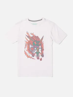 Tetsunori 1 T-shirt - WHITE - (KIDS)