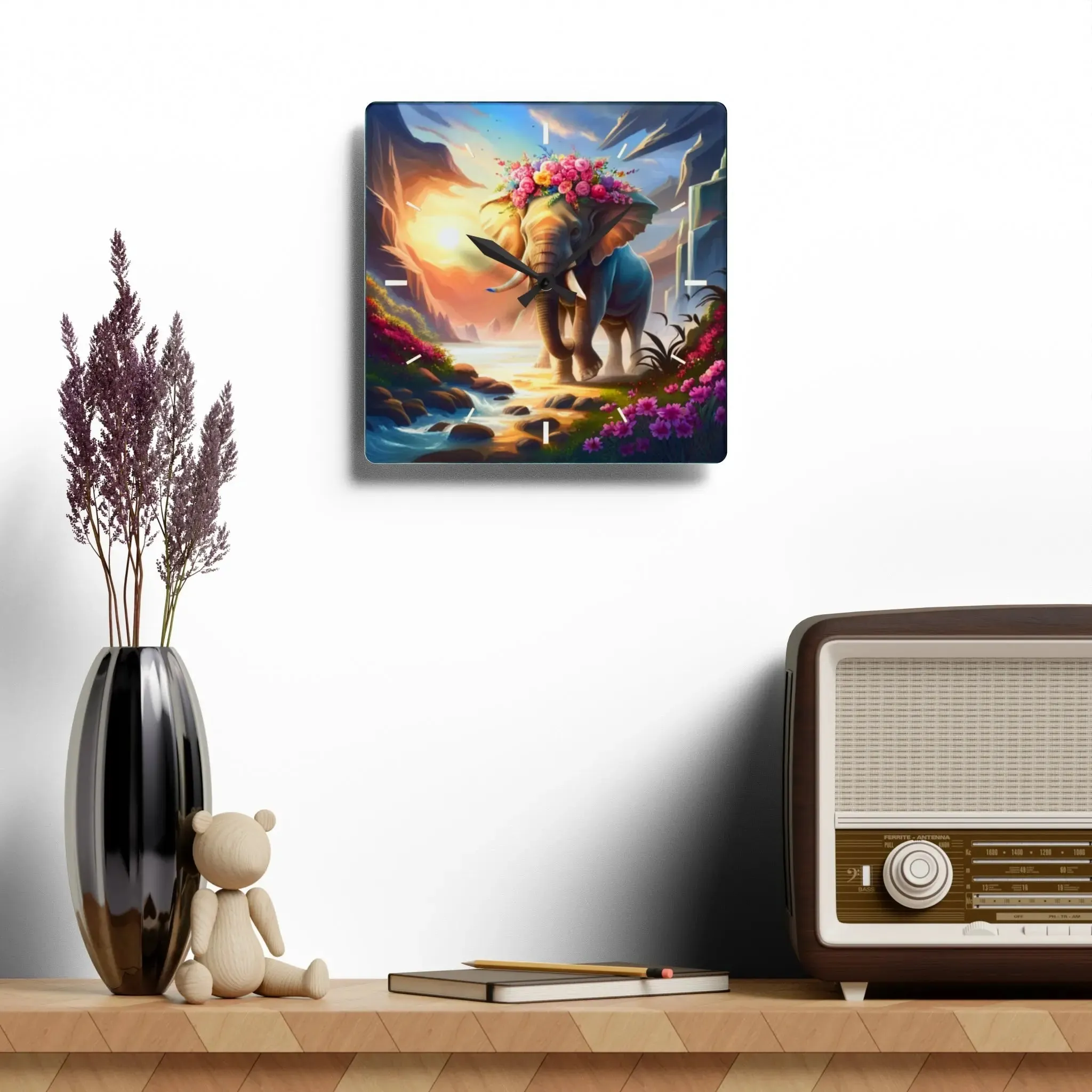 The Matriarch Maze Acrylic Wall Clock