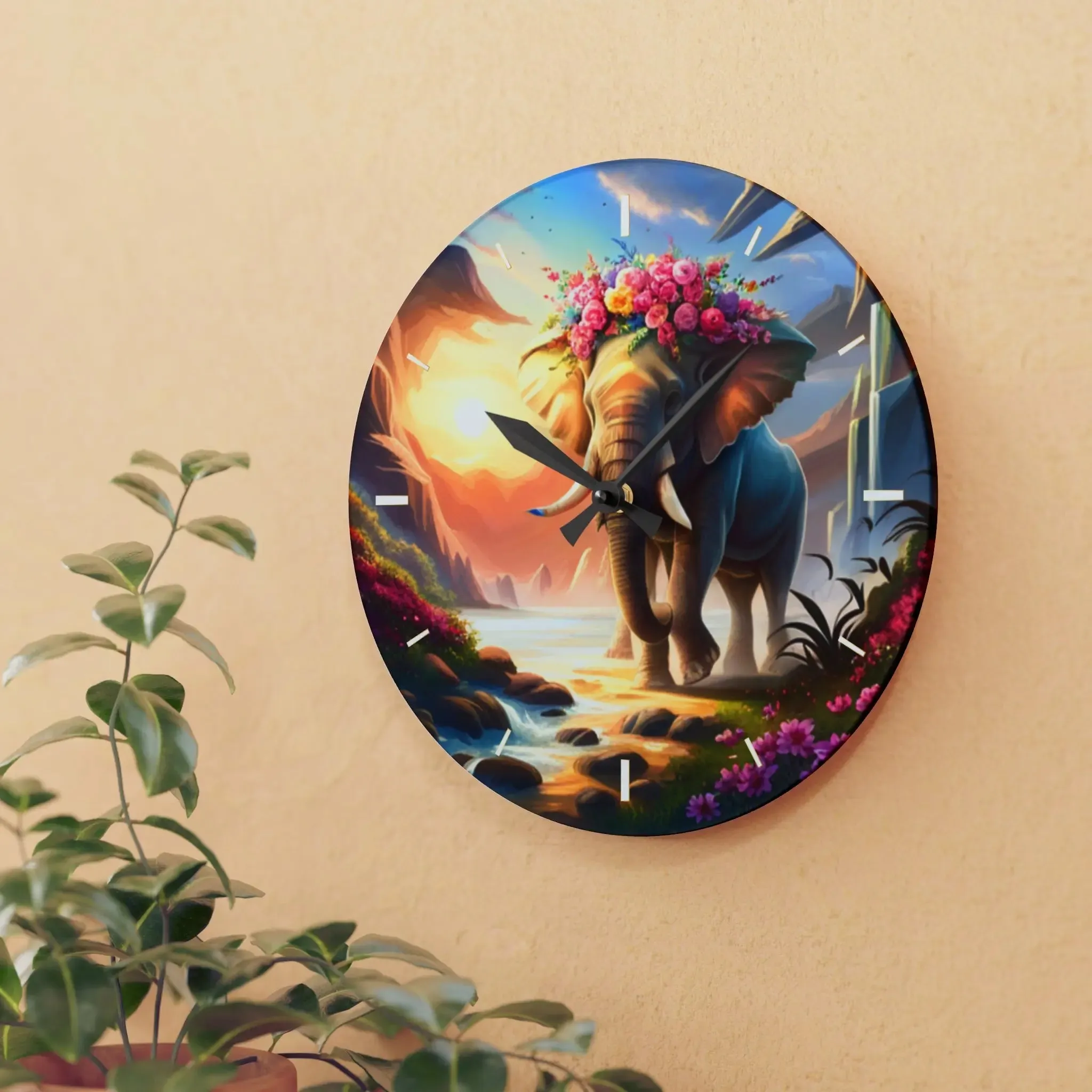 The Matriarch Maze Acrylic Wall Clock