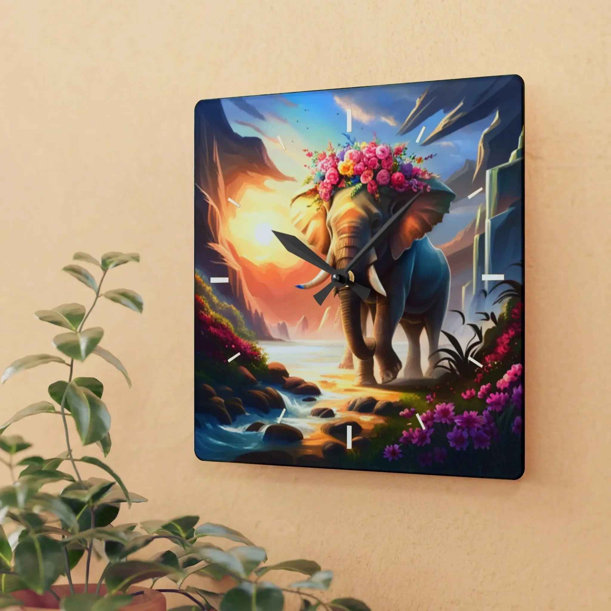 The Matriarch Maze Acrylic Wall Clock