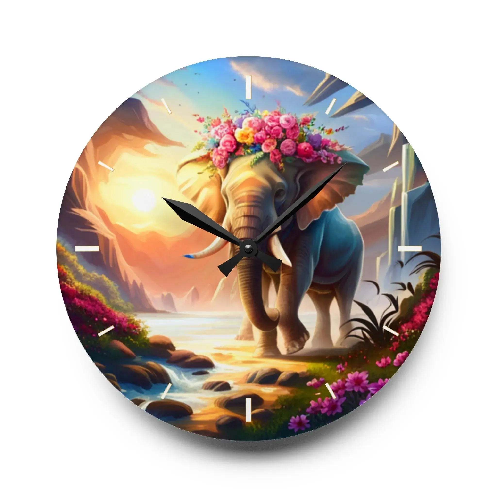 The Matriarch Maze Acrylic Wall Clock