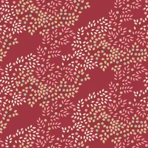 Tilda Creating Memories Fabric | Berrytangle | Burgundy