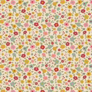 Tilda Creating Memories Fabric | Evie | Dove White