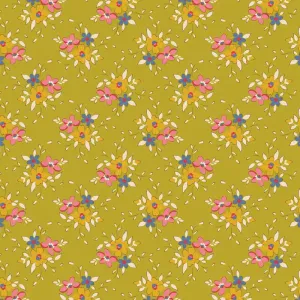 Tilda Creating Memories Fabric | Frida | Lime