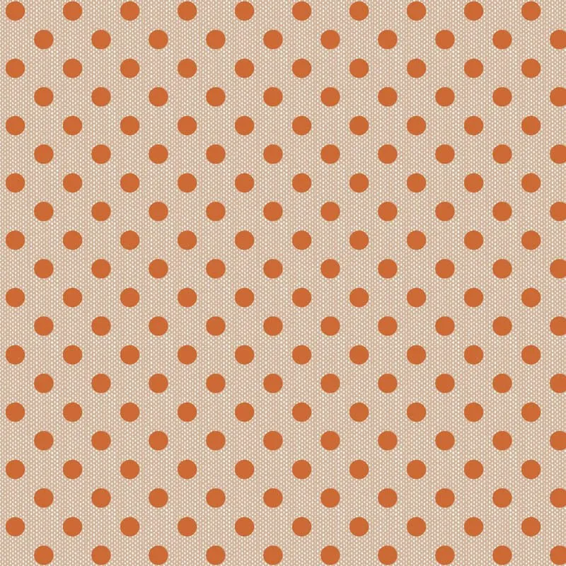 Tilda Creating Memories Fabric | Woven Polkadot | Ginger