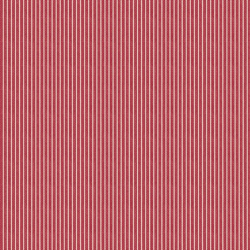 Tilda Creating Memories Fabric | Woven Tinystripe | Red