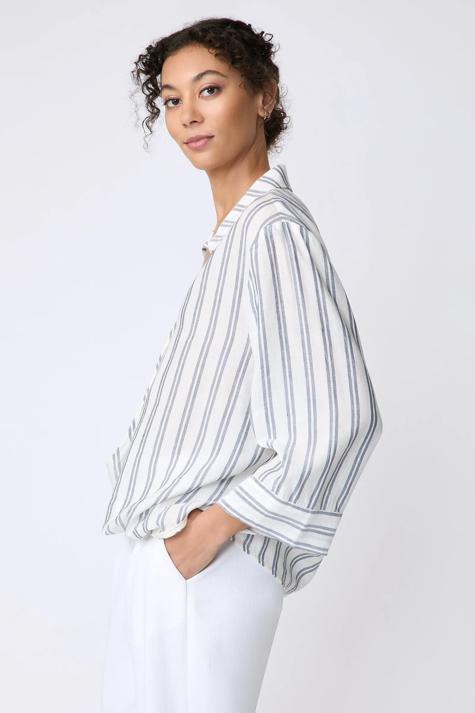Tropez Pullover - Blue Stripe