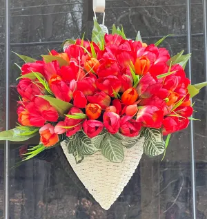 Tulip Door Hanging Basket 20"L X 20"W X 12" Dept