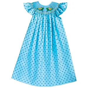 Turtle Friends Smocked Bishop