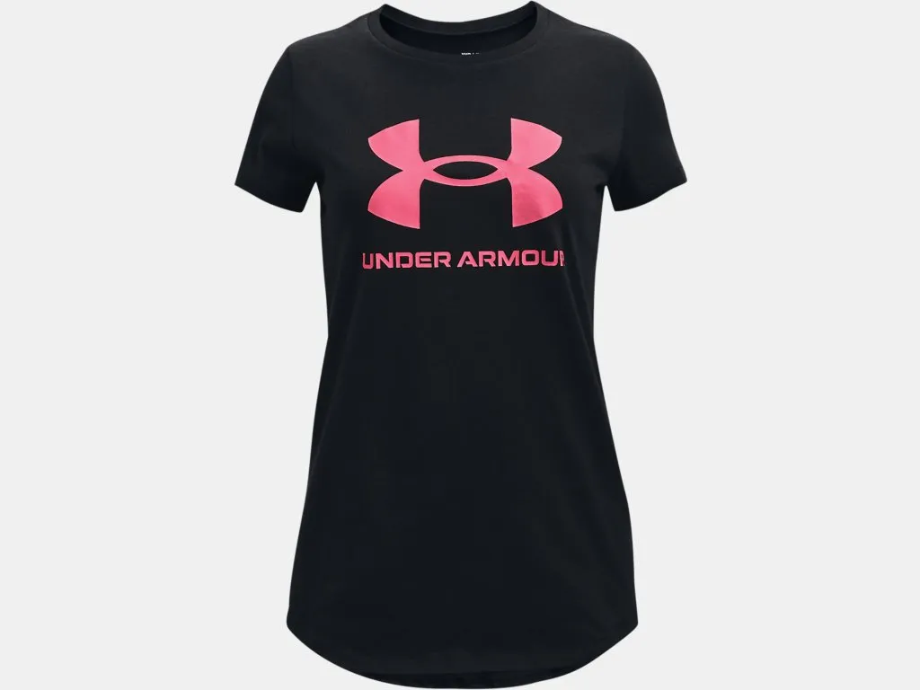 Under Armour Girls' UA Sportstyle Graphic Short Sleeve