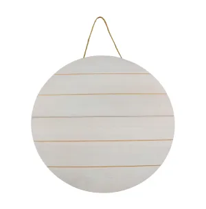 Unfinished Round Wood Sign (17-Inch)