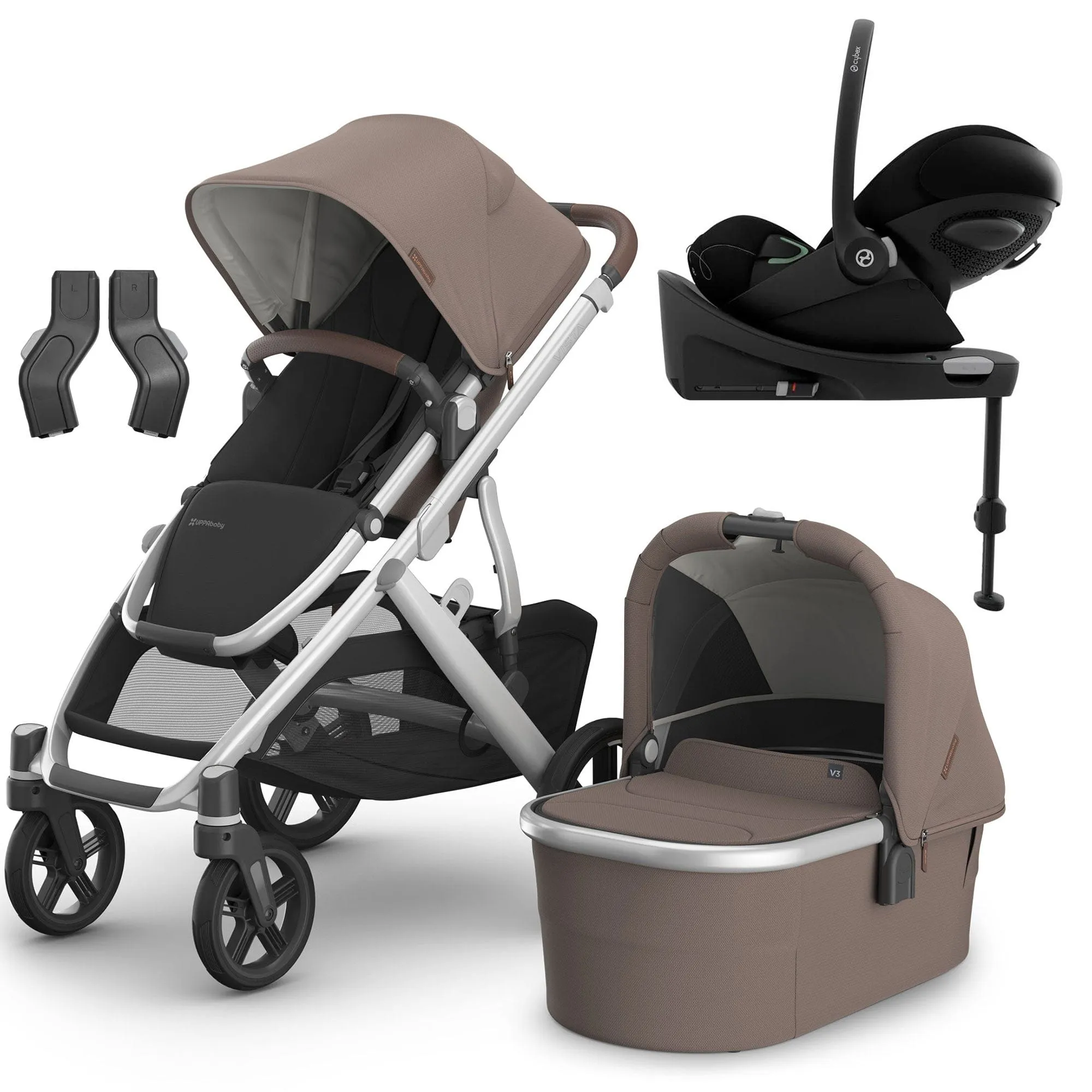 Uppababy Vista V3 Cybex Travel System in Theo