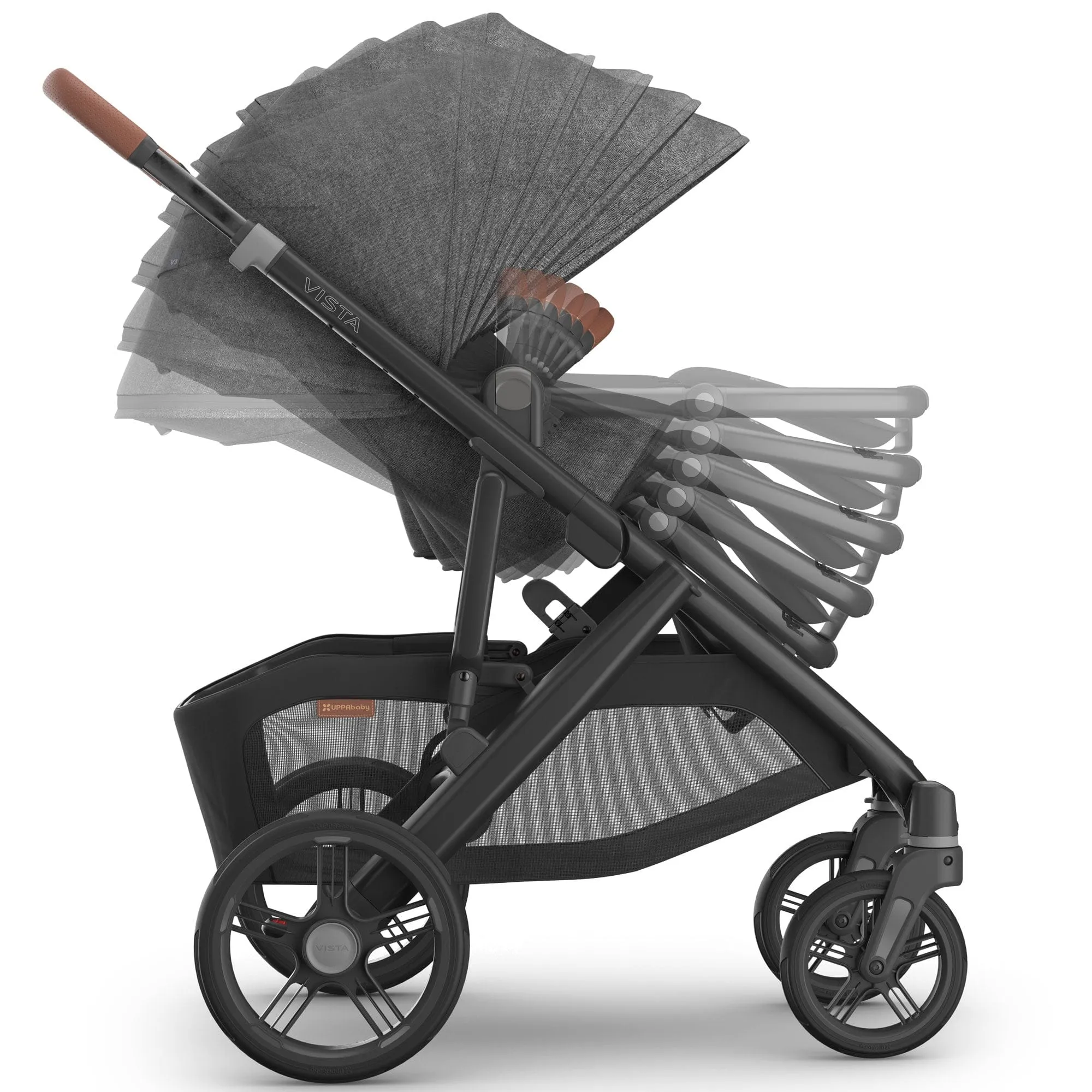 Uppababy Vista V3 Mesa & Base Travel System in Greyson