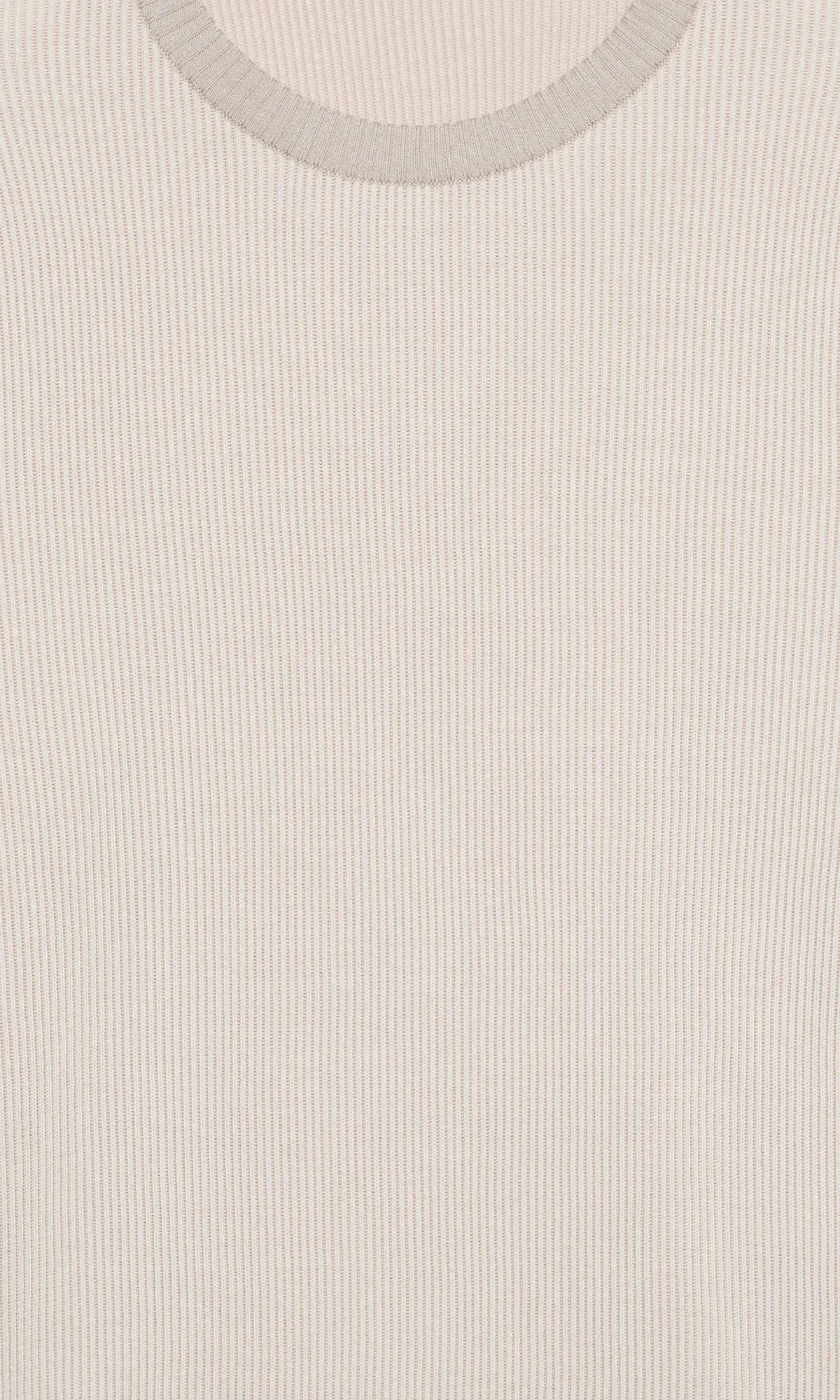 VANISE COTTON SILK CREW NECK SWEATER - DUNE