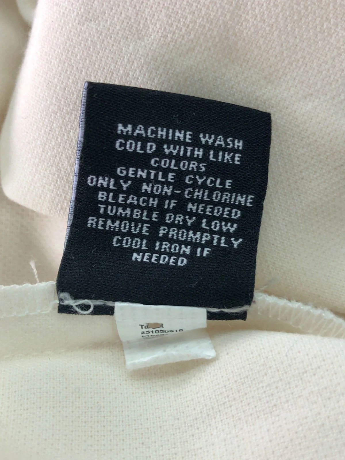 Victoria Beckham X TARGET White/Black SCALLOP Short Sleeve Top UK XS