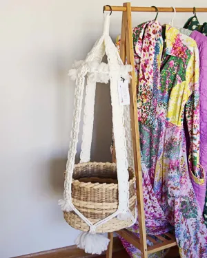 Vintage Macrame Hanging Planter