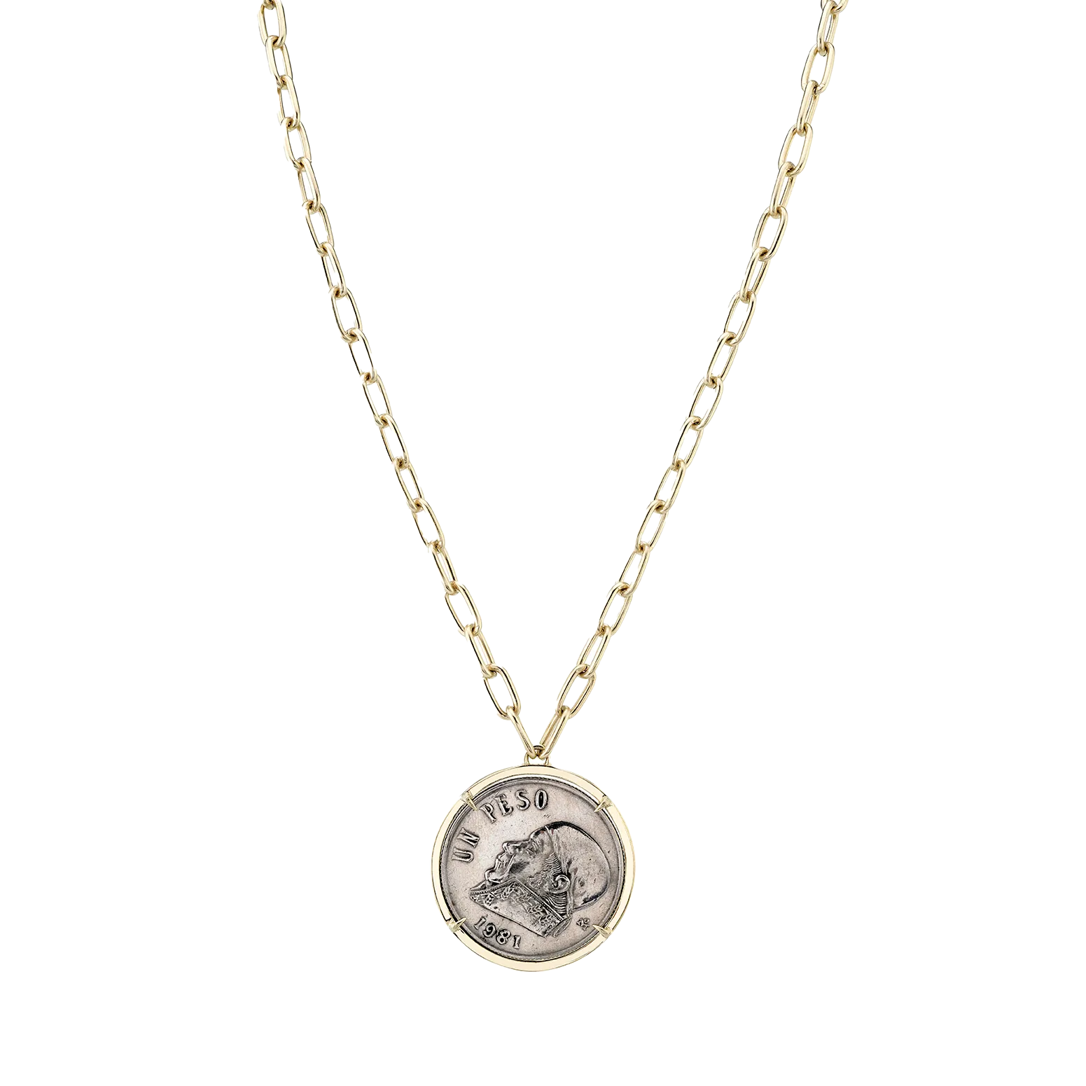 Vintage Mexican Peso Necklace